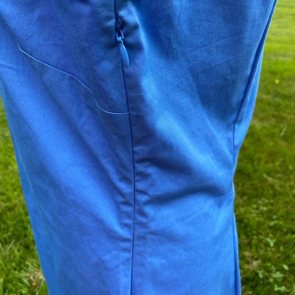 Sail to Sable Blue & Green Colorblock Sleeveless Tunic Dress - Small